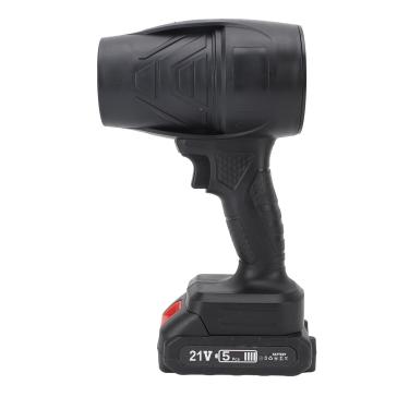 Imagem de aqxreight Ventilador Portátil Sem Fio, Espanador Elétrico Com Bateria de íon de Lítio de 21v para Pátio, Soprador de Folhas, Teclado de Computador, Bateria de Lítio externa. íon No Powerf Ventilador