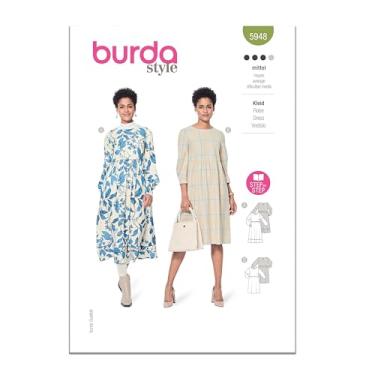 Imagem de Burda Style X05948BURDA Misses' High Set Skirt Dress Sewing Pattern Packet, Design Code B5948, Sizes 8-18 (34-44)