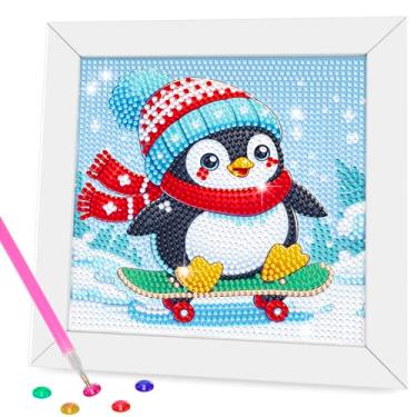 Imagem de Nardoll Kits de arte de diamante - artes e artesanato - pintura de arte de diamante com moldura de madeira - arte preciosa para meninas, meninos, adultos, iniciantes, decoração de parede para casa