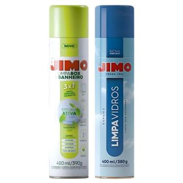 Imagem de Kit Jimo 1 Limpa Vidros e 1 Limpa Box E Banheiro