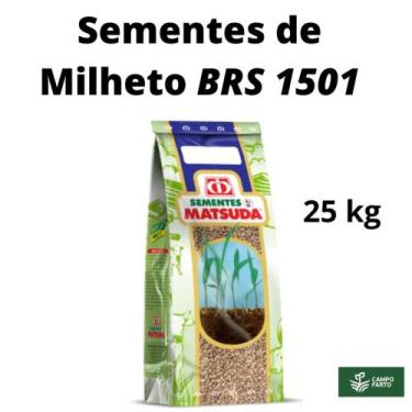 Imagem de Sementes De Milheto Brs 1501 Matsuda (25kg)