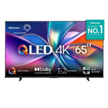 Imagem de Smart TV 65” 4K UHD Hisense QLED 65Q6QV HDR10 Dolby Atmos Vidaa U9 Preta