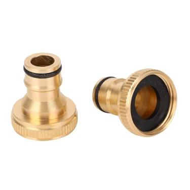 Imagem de Fafeicy Conjunto de Adaptador de Torneira para Máquina de Lavar Louça Portátil, 10 Peças de Conexão de Latão para Pia, Entrada de 0,98 pol., Saí de 0,61 pol.