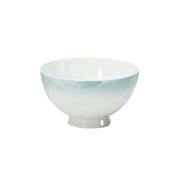 Imagem de Conjunto de louça de cerâmica gradiente de cor sob o esmalte conjunto de pratos domésticos de alta temperatura - tigela de arroz de 12,7 cm