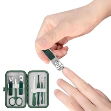 Imagem de Conjunto de manicure para cuidados pessoais, kit de cortador de unhas profissional para manicure e pedicure, acessórios masculinos, cuidados pessoais, cuidados pessoais, presente para homens marido