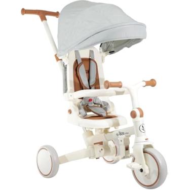 Imagem de Triciclo Infantil 6 Em 1 Bicicleta De Equilíbrio Multifuncional Groww - Benibee (Cinza)