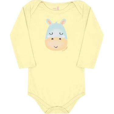 Imagem de Body mang long bebe 12986 kiko e kika - Kiko baby, Amarelo, G