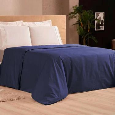 Imagem de Capa De Edredom Casa Di Valle King 400 Fios 100% Algodão Egípcio, Azul