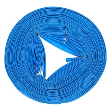 Imagem de DMiotech Tubo termorretrátil tubo de isolamento elétrico 2:1 tubo de fio de cabo envoltório manga azul 1 cm diâmetro 50 m de comprimento