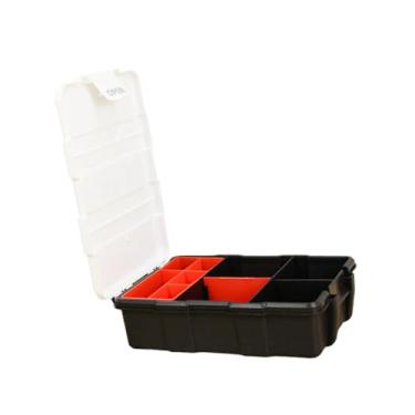 Imagem de Dualoai Estojo para Guardar Peças de Metal, Caixa de Ferramentas, Estojo para Reparo de Chaves de Fenda, Estojo para Pregos, Miçangas E Porcas para Pesca com, 13,5 cm x 22 cm x 5,8 cm