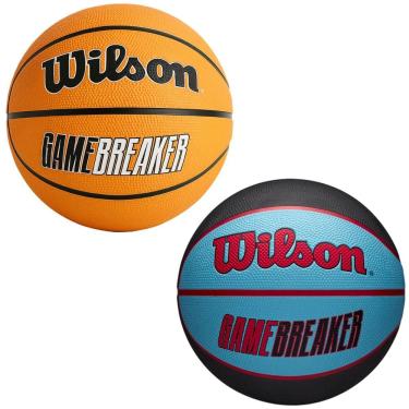 Imagem de Bola de Basquete GameBreaker LR Tamanho 7 Lazer Quadra Interna Externa Wilson