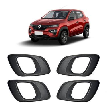 Imagem de Kit 4 Maçaneta Interna Gatilho Puxador Kwid 2017 2018 2019 - Un / 4 [f103]
