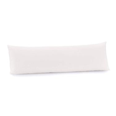 Imagem de Fronha Body Pillow 40cm x 1,30m  Altenburg Algodão Lux 200 Fios  Branco