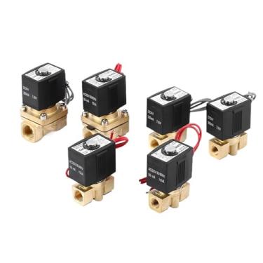 Imagem de 1 peça válvula de controle pneumático solenoide água válvula de controle de alta frequência VX2120-06 08 VX2130-10-AC220 DC24V (VX2120-06, AC220)