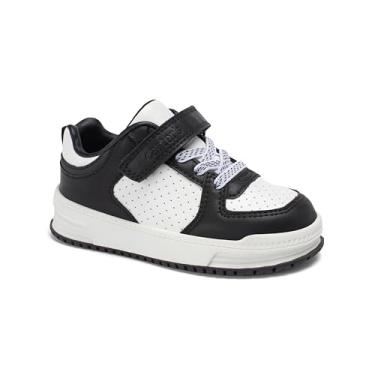Imagem de Carter's Tênis para bebês e meninos, Preto/branco, 11 Little Kid