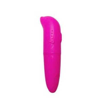 Imagem de Vibrador Feminino Golfinho Toque Liso Estimulador Clitóris e Ponto G -