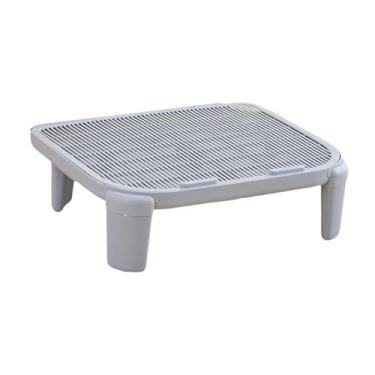 Imagem de Bothyi Rampa para areia de gato, apoio para os pés de gatinhos, tapete portátil reutilizável para armadilha de areia de gato para gatos internos e quartos, Cinza