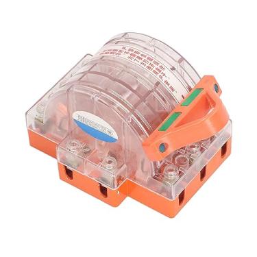 Imagem de LiebeWH Interruptor de Faca de Lançamento Duplo Desconectado 3 Pólos Elétrico 220V 380V Tampa Transparente Compact Home Hotel Mall School Bar, Fácil Controle, Segurança, Ampla Aplicação, Simples,