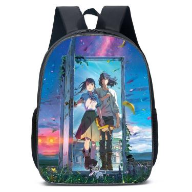 Imagem de Mochila Suzumes No Tojimaris Kids School Poliéster 30x15x40cm