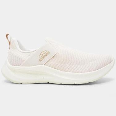 Imagem de Tênis Olympikus Flutua Feminino - Bege e Dourado, 35