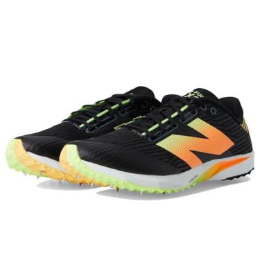 Imagem de New Balance Tênis adulto unissex FuelCell Xc7 V5, Preto/Branqueado Lime Glo 2, 8.5 Women/7 Men
