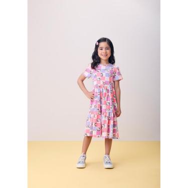 Imagem de Vestido Hello Kitty Amigos Xadrez Momi-Feminino
