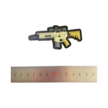 Imagem de Mini Patches De Borracha PVC 3D Para Mochila, Adesivos De Armas, Pisto