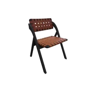 Imagem de Cadeira dobrável de madeira multifuncional dobrável portátil de madeira para lazer cadeira de praia cadeira de pesca cadeira de acampamento cadeira dobrável de jardim adequada para uso interno e