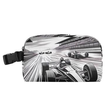 Imagem de TSENQUE Lancheira personalizada para carros de corrida preta para meninos mulheres meninas lancheira térmica portátil fofa infantil lancheira para trabalho