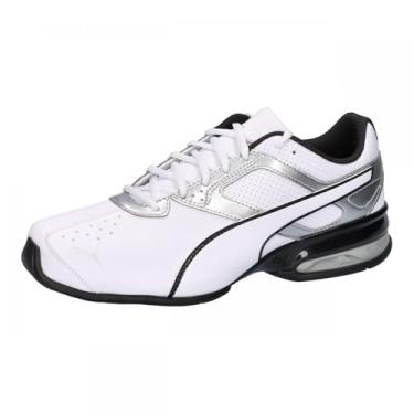 Imagem de PUMA Tênis masculino Tazon 6 Cross Trainer, Puma branco-puma prata-puma preto, 42