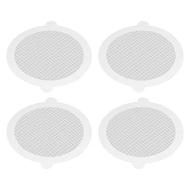 Imagem de GLOGLOW Coletor de Cabelo para Dreno de Chuveiro, Coletor de Cabelo Durável de Fibra de Vidro para Captura Eficiente de, Perfeito para Banheiras e Chuveiros (50 peças (diâmetro do círculo 11cm,