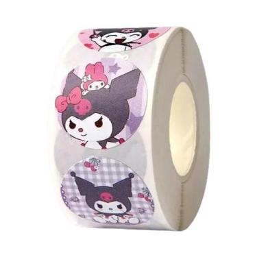 Imagem de Adesivos De Cartoon Hello Kitty Kuromi Melody 500 PCS Para Diário Infa