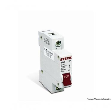 Imagem de Disjuntor Steck Unip Serie Sd61 D 25A Curva C 3Ka