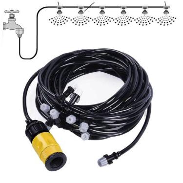 Imagem de Mangueira Climatizadora Sistema Portátil Refrigeração Irrigação Jardim