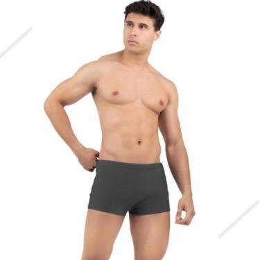 Imagem de Sunga Box Para Banho Piscina UV+50  Com Cadarço Poliamida - HYPE MODAS