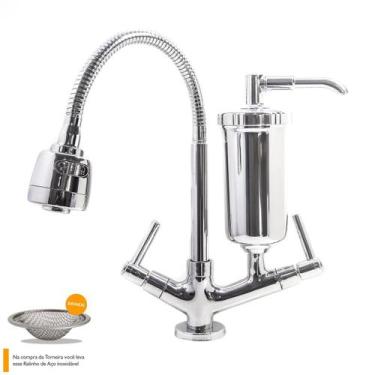 Imagem de Torneira com filtro cozinha mesa gourmet - Toc Casa