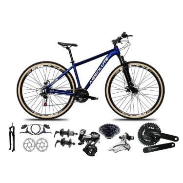 Imagem de Bicicleta Aro 29 Absolute Nero 5 Shimano Altus 24v Pdv Ty301 K7 Freio Hidráulico Trava Pneu Faixa-Unissex