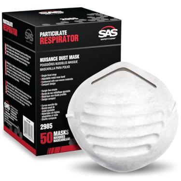 Imagem de SAS Safety 2985 Máscara não tóxica para poeira caixa com 50