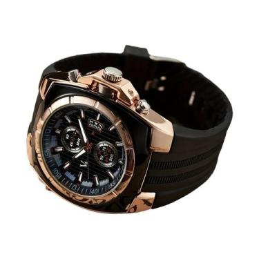 Imagem de Relógio Esportivo Masculino De Silicone Com Mostrador Grande, Multifun