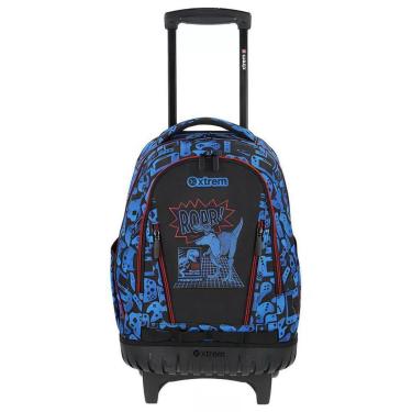 Imagem de Mochila Xtrem Com Rodinhas Escolar Trolley Cross 398 Dino-Unissex