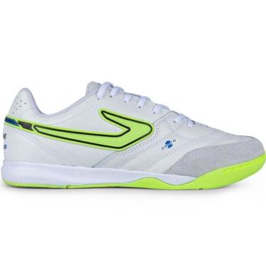 Imagem de CHUTEIRA FUTSAL TOPPER MAESTRO PRO V BRANCO VERDE MASCULINA-Masculino