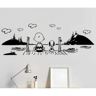 Imagem de Adesivo De Parede Snoopy E Charlie Brown