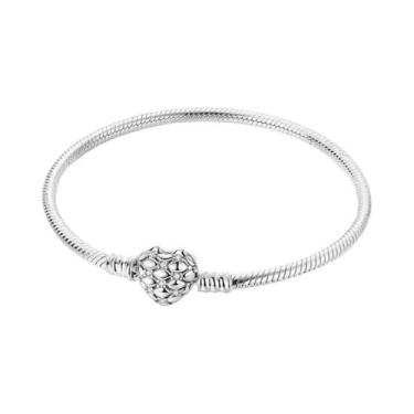Imagem de Pulseira Feminina De Prata Esterlina 925 Com Pingente De Borboleta Do 