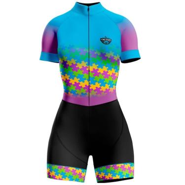 Imagem de Macaquinho RKC SPORTS  Ciclismo  Quebra Cabeça   Feminino-Feminino