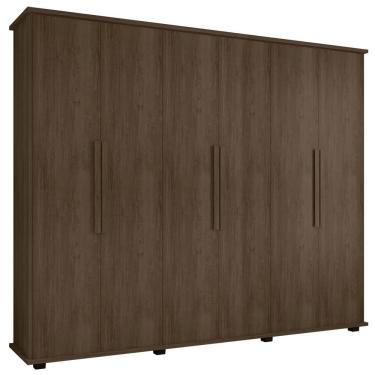Imagem de Guarda-roupa Casal 6 Portas 4 Gavetas Freijó Canadá - Rv Móveis