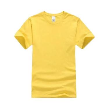 Imagem de Camisetas De Algodão Masculinas Para O Verão, Casual, Corte Solto, Man