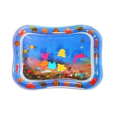 Imagem de Tapete De Atividades Inflável Lavável Em PVC Para Bebês, Brinquedo Edu
