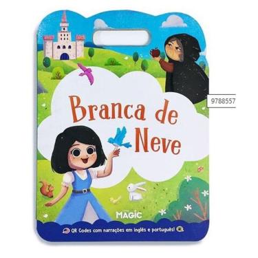 Imagem de Branca de Neve - Texto e Narração em Portugues e Inglê