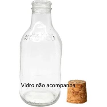 Imagem de Kit 30 Peças Rolhas De Cortiça 19x20x17 P/ Leite De Coco - Rolhas 10