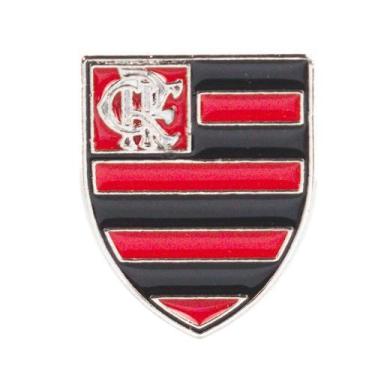 Imagem de Broche Metal Escudo Time 2.3x2cm - Flamengo - Mileno